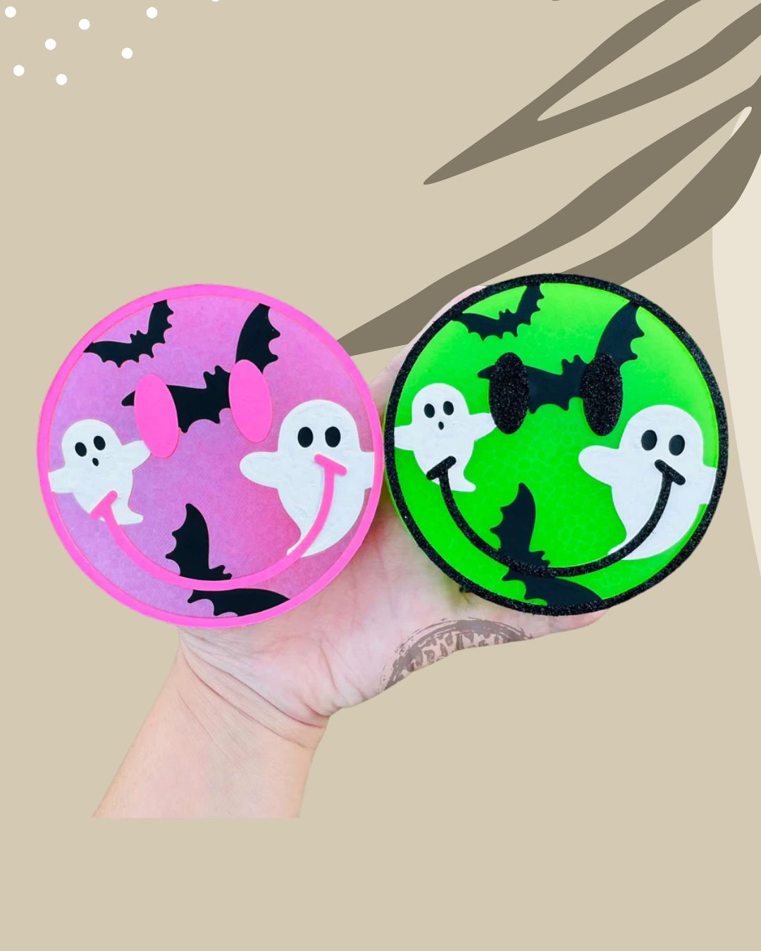 Ghost & Bats Smiley
