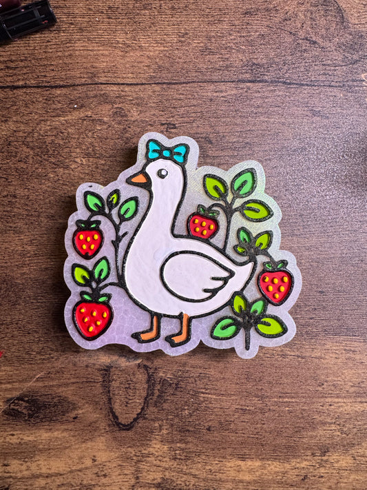 Goose in Strawberry Field